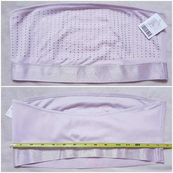 🍒NWOT🍒 URBAN OUTFITTERS BLING BANDEAU BRA - Picture 3 of 4